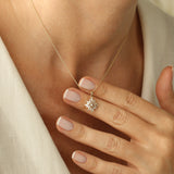 14K Baguette Diamond Cluster Pendant Ferkos Fine Jewelry