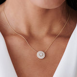 14k Illusion Setting Solitaire Diamond in Halo Setting Ferkos Fine Jewelry