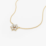 14k Tapered Baguette Diamond Necklace Ferkos Fine Jewelry