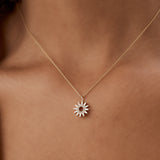 14k Baguette Diamond Star Pendant Necklace Ferkos Fine Jewelry