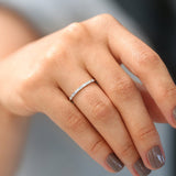 14K 7 Stone Baguette Diamond Wedding Ring Ferkos Fine Jewelry