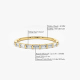 14K 7 Stone Baguette Diamond Wedding Ring  Ferkos Fine Jewelry