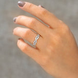 14K Stackable Baguette Diamond Cluster Ring Ferkos Fine Jewelry