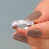 14K Baguette Diamond Anniversary Ring 0.75ctw Ferkos Fine Jewelry