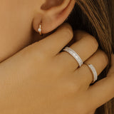 14K Baguette Diamond Anniversary Ring 0.75ctw Ferkos Fine Jewelry