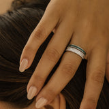 14K Baguette Diamond Anniversary Ring 0.75ctw Ferkos Fine Jewelry