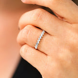 14K Slanted Channel Set Baguette Diamond Ring Ferkos Fine Jewelry