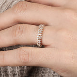 14K Bagguete Diamond Anniversary Ring Ferkos Fine Jewelry