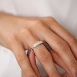 14K Graduating Baguette Diamond Anniversary Ring Ferkos Fine Jewelry