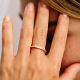 14k Unique Baguette Stackable Ring Ferkos Fine Jewelry