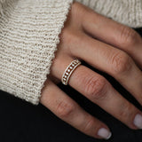 14K Unique Baguette Diamond Wedding Ring Ferkos Fine Jewelry