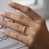 14k Marquise Cut Diamond Anniversary Band Ferkos Fine Jewelry