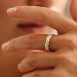14k Step Baguette Diamond Ring Ferkos Fine Jewelry