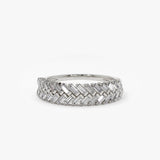 14k Step Baguette Diamond Ring Ferkos Fine Jewelry