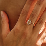 14K Ballerina Baguette Diamond Cluster Ring Ferkos Fine Jewelry