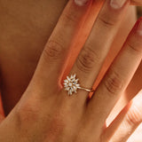 14K Ballerina Baguette Diamond Cluster Ring Ferkos Fine Jewelry