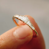 14K Baguette Diamond Tiara Ring Ferkos Fine Jewelry
