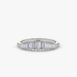 14K Baguette Diamond Tiara Ring Ferkos Fine Jewelry