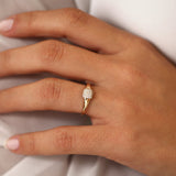 14k Pave Diamond Pinky Ring Ferkos Fine Jewelry