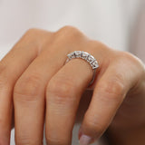 14k Five Stone 1ctw Wire Basket Diamond Ring Ferkos Fine Jewelry