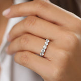 14k Five Stone 1ctw Wire Basket Diamond Ring Ferkos Fine Jewelry