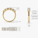 14k Five Stone 1ctw Wire Basket Diamond Ring Ferkos Fine Jewelry