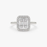 14k Unique Baguette Diamond Statement Ring Ferkos Fine Jewelry