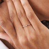 14k Baguette Diamond Dainty Full Eternity Ferkos Fine Jewelry