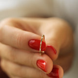 14k Baguette Diamond Dainty Full Eternity Ferkos Fine Jewelry