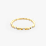 14k Baguette Diamond Dainty Full Eternity Ferkos Fine Jewelry