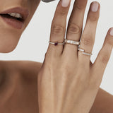 14k Baguette Diamond Bypass Ring Ferkos Fine Jewelry