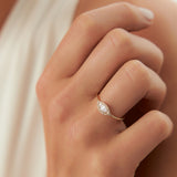 Marquise Baguette Diamond Ring in 14K Ferkos Fine Jewelry