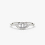 Marquise Baguette Diamond Ring in 14K Ferkos Fine Jewelry