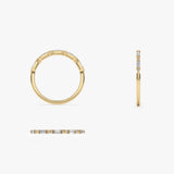 14k Stackable Dainty Baguette Diamond Ring Ferkos Fine Jewelry