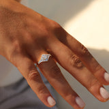 14k Art Deco Inspired Baguette Diamond Ring Ferkos Fine Jewelry