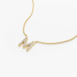 14K Gold Diamond Initial Necklace Ferkos Fine Jewelry