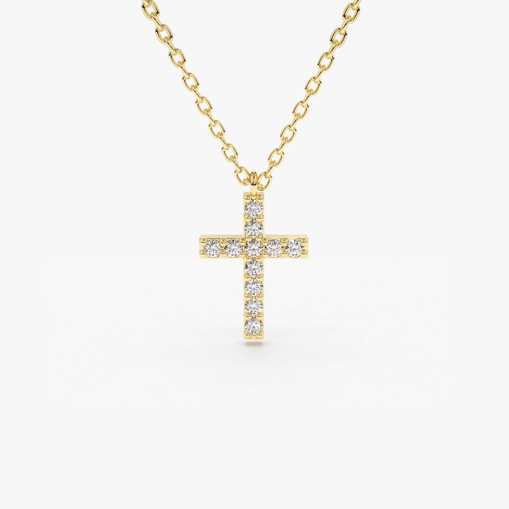 Diamond pave cross Clearance