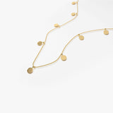 14k Coin Disc Choker Necklace Ferkos Fine Jewelry