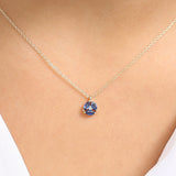 14K Marquise Sapphire Cluster Necklace  Ferkos Fine Jewelry