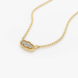 14k Art Deco Trio Diamond Necklace Ferkos Fine Jewelry