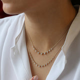 14k 0.85 ctw Solitaire Diamond Graduating Necklace Ferkos Fine Jewelry