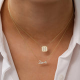 14k Gold Diamond Love Necklace Ferkos Fine Jewelry