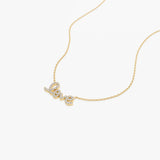 14k Gold Diamond Love Necklace Ferkos Fine Jewelry