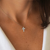 14k Large Diamond Cross Ferkos Fine Jewelry