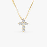14k Large Diamond Cross 14K Gold Ferkos Fine Jewelry