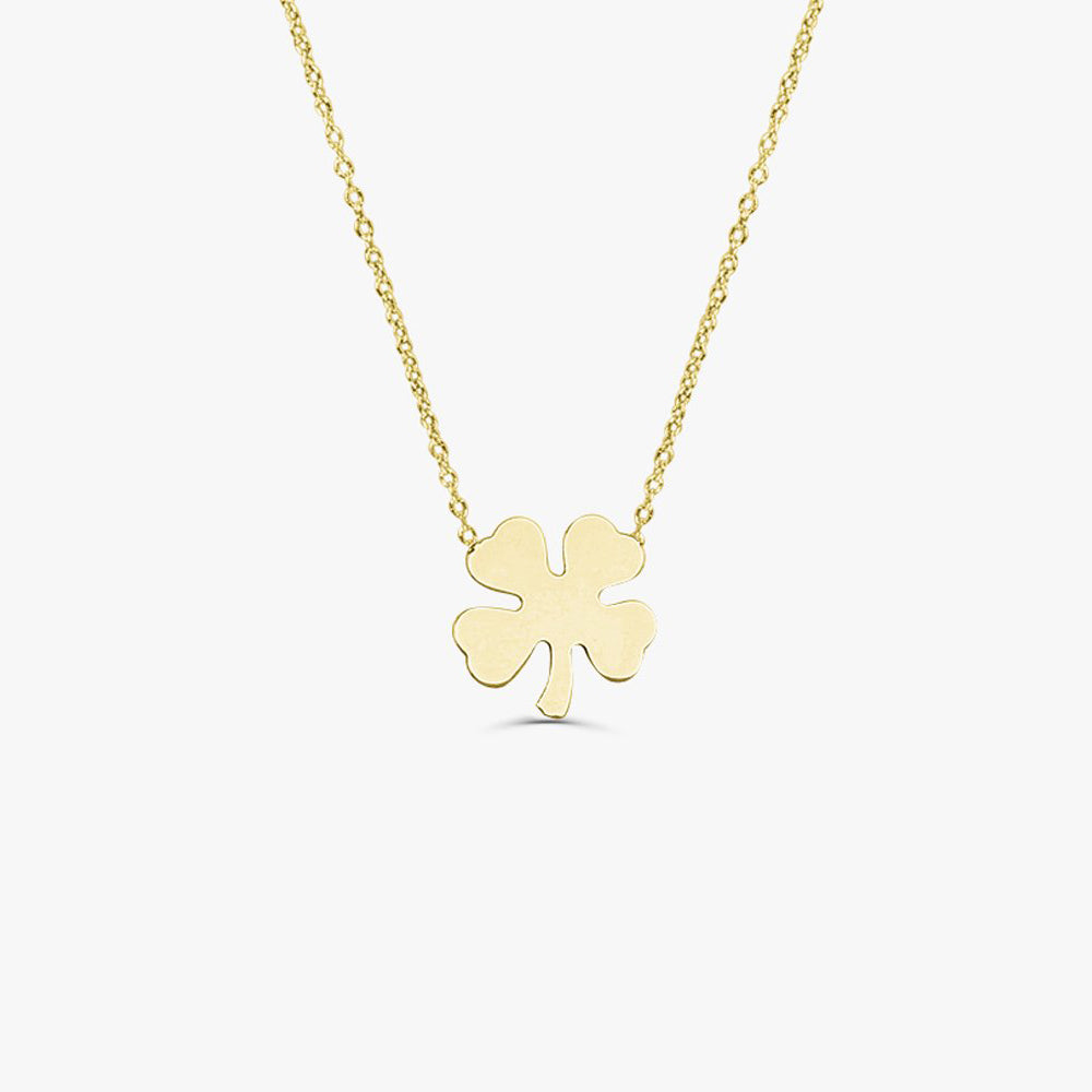 Simply Sophisticated Reversible Four Leaf Clover Necklace