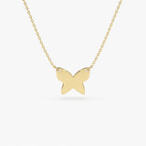 14k Butterfly Necklace 14K Gold Ferkos Fine Jewelry