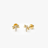 14k Diamond Bee Helix Piercing  Ferkos Fine Jewelry