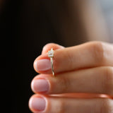 14K Gold Baguette Trio Diamond Ring Ferkos Fine Jewelry