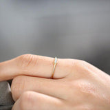 14K Gold Single Baguette Diamond Ring Ferkos Fine Jewelry